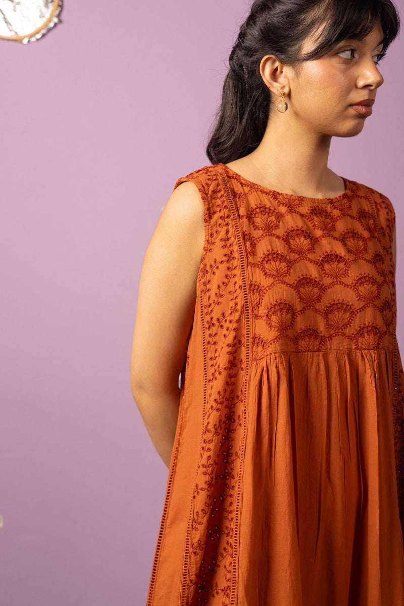 Spring Fling Schiffli Frock