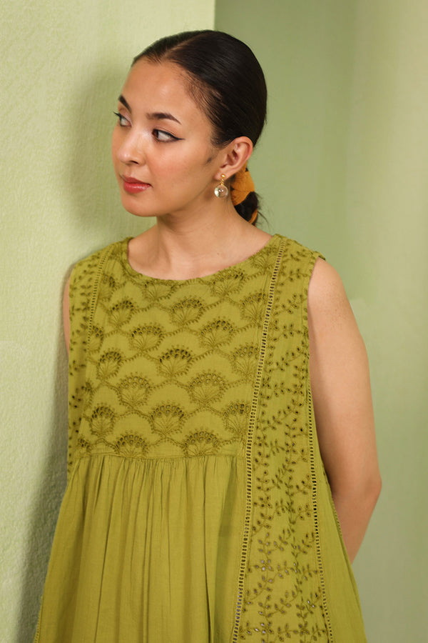 Spring Fling Schiffli Frock