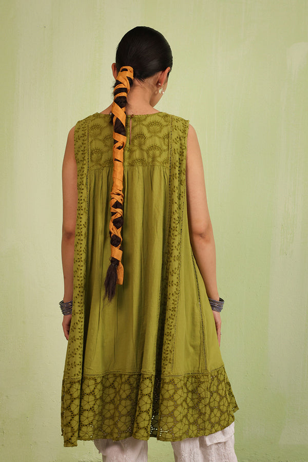 Spring Fling Schiffli Frock