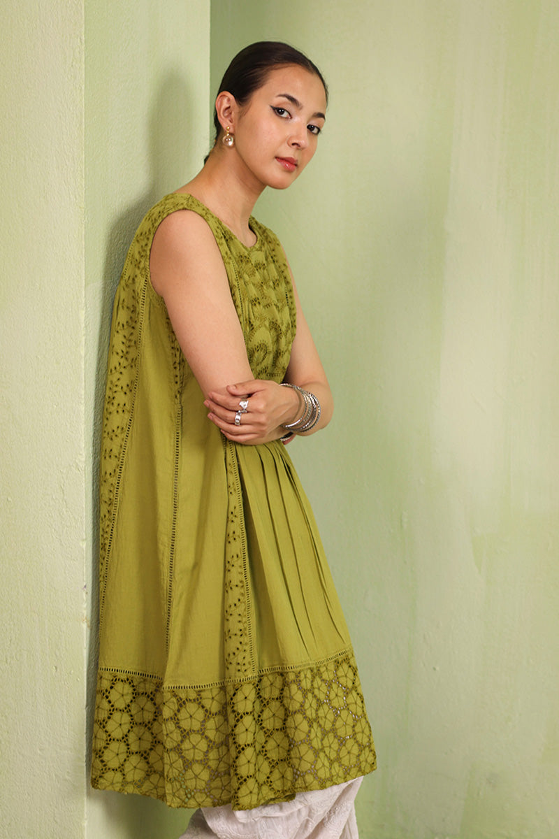 Spring Fling Schiffli Frock