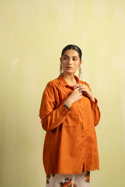 Linen Love Frill and Flair Top