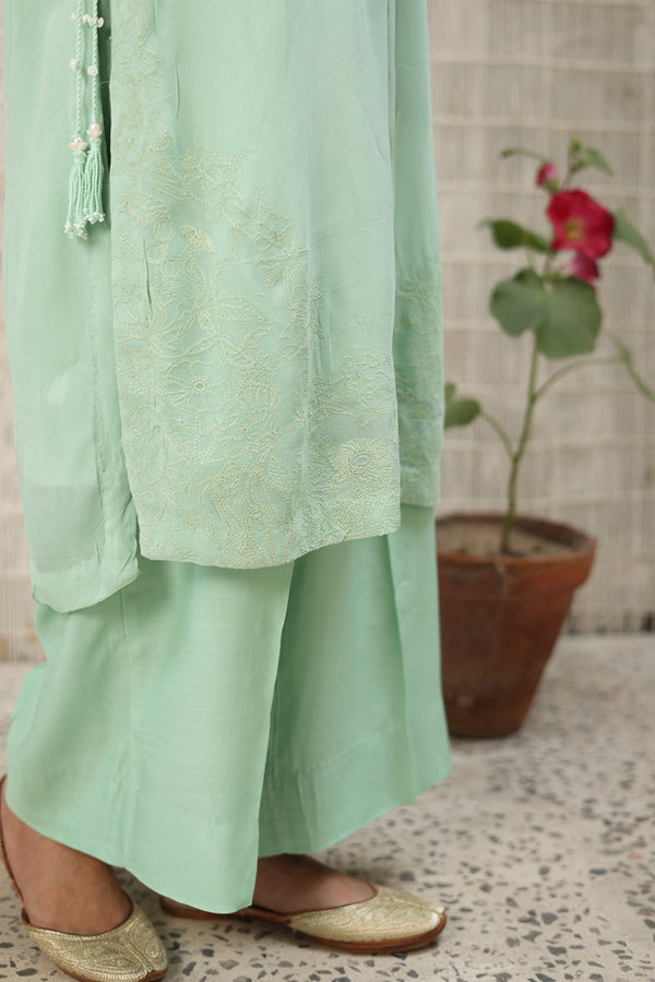 Pure Efflorescence Tasseled Suit