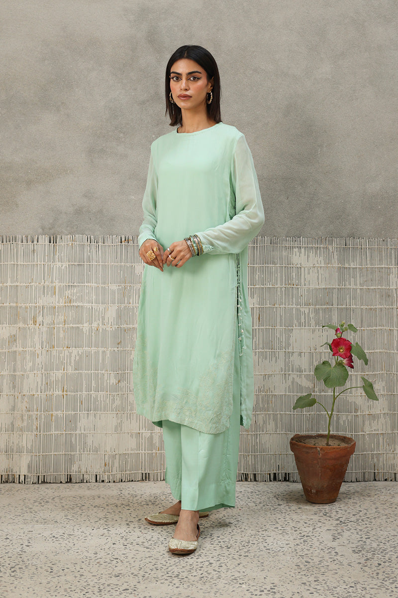 Pure Efflorescence Tasseled Suit