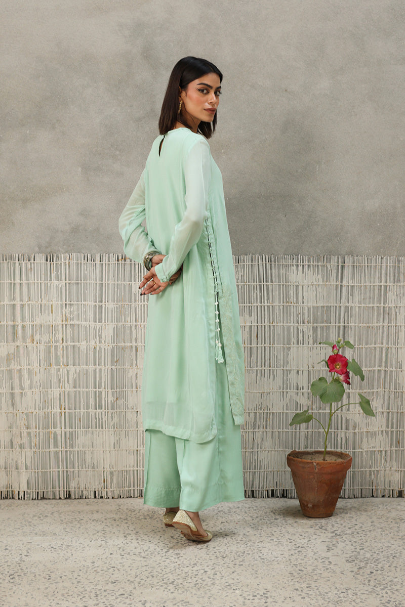 Pure Efflorescence Tasseled Suit