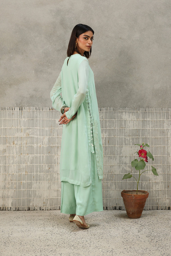 Pure Efflorescence Tasseled Suit