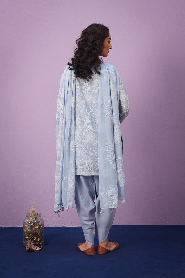 Efflorescence Tasseled Dupatta