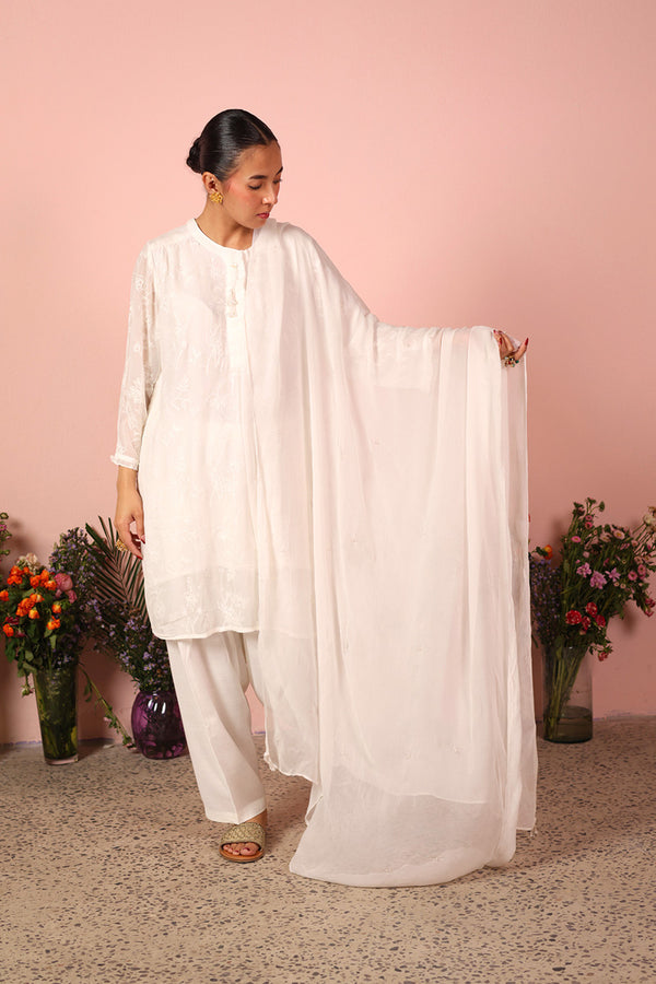 Efflorescence Tassel Gleam Dupatta