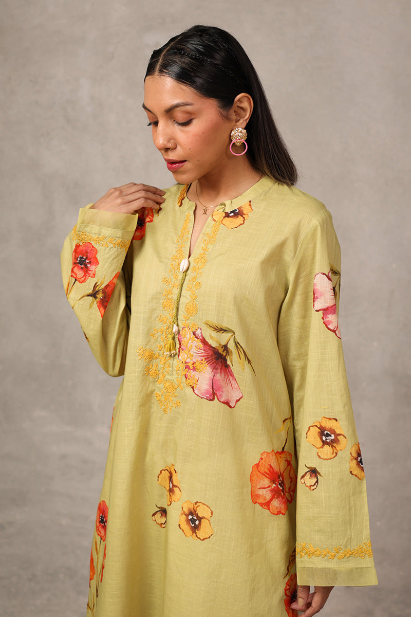 Breezy Desi Bloom Kurta