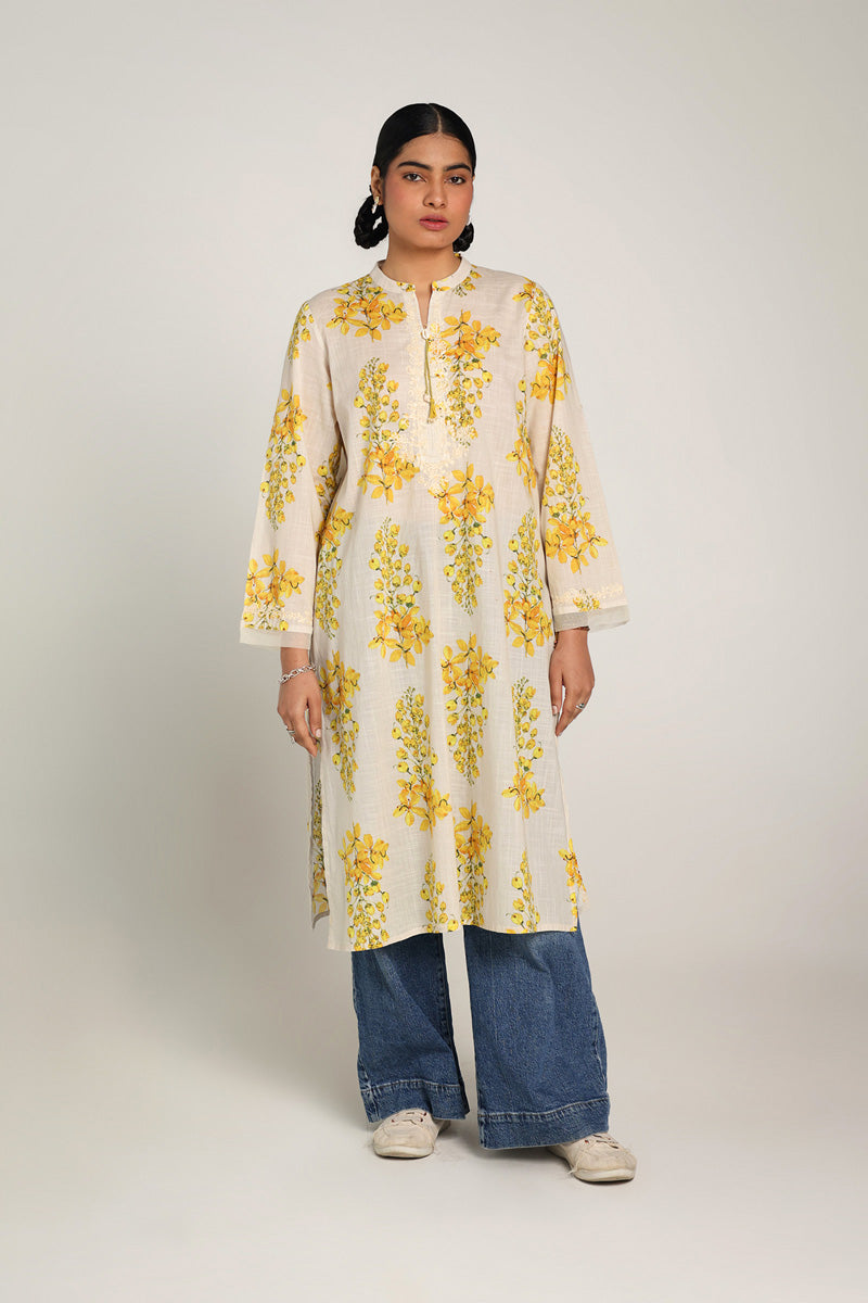 Breezy Desi Bloom Kurta