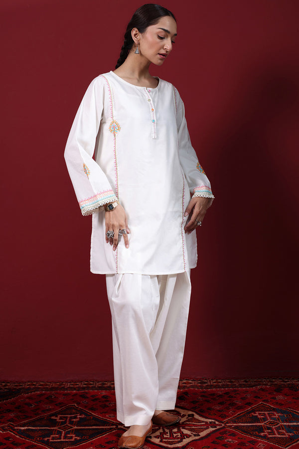 Embroidered Color Waves Set