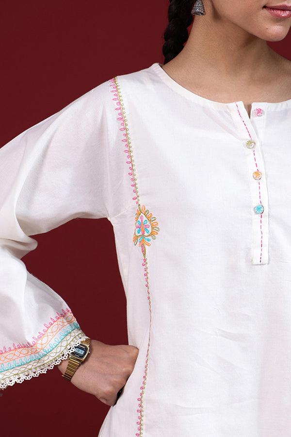 Embroidered Color Waves Set