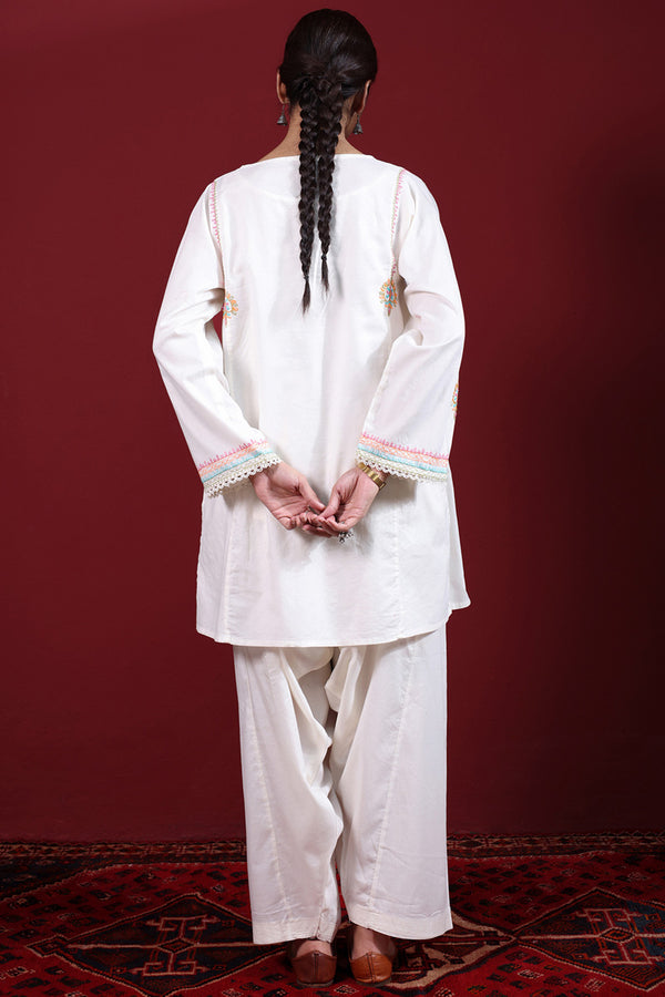 Embroidered Color Waves Set