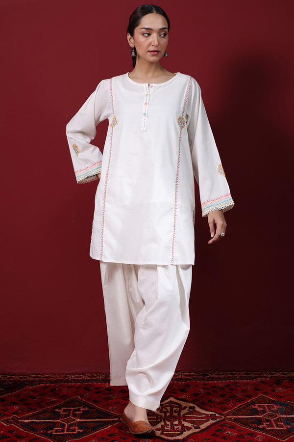 Embroidered Color Waves Set