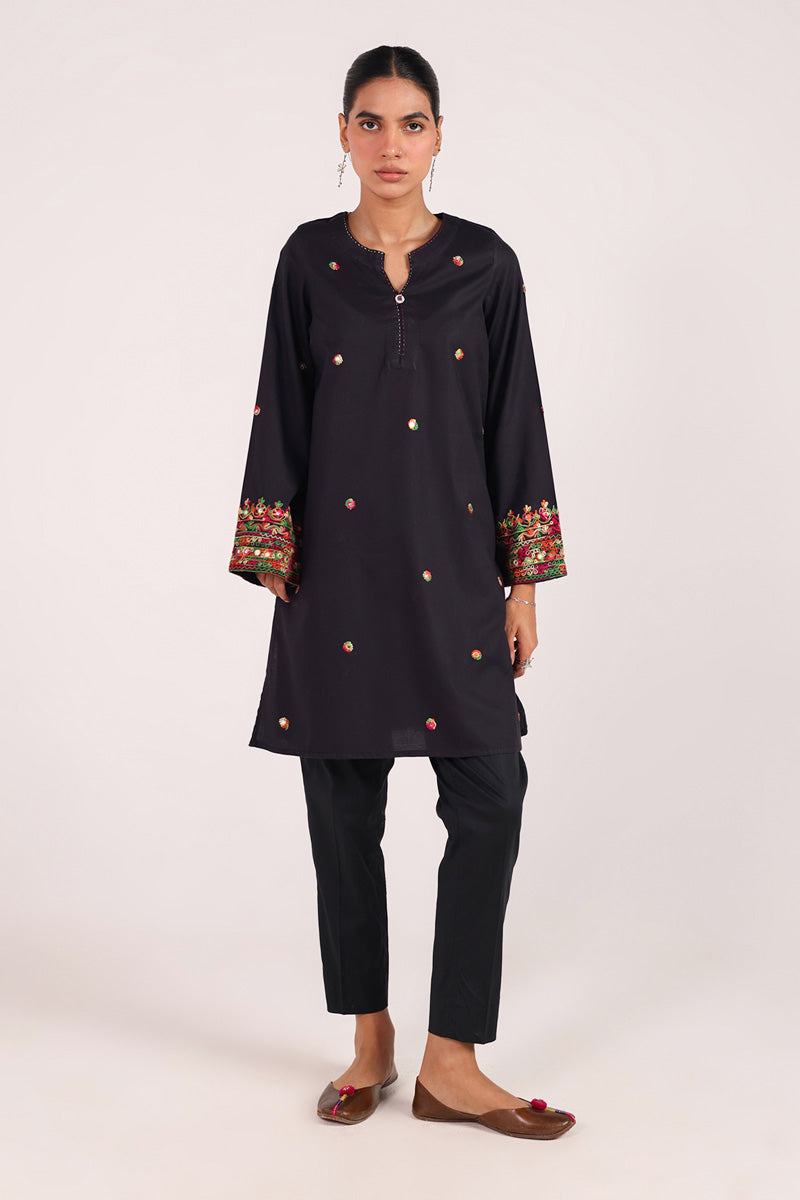 Color Waves Embroidered Shirt