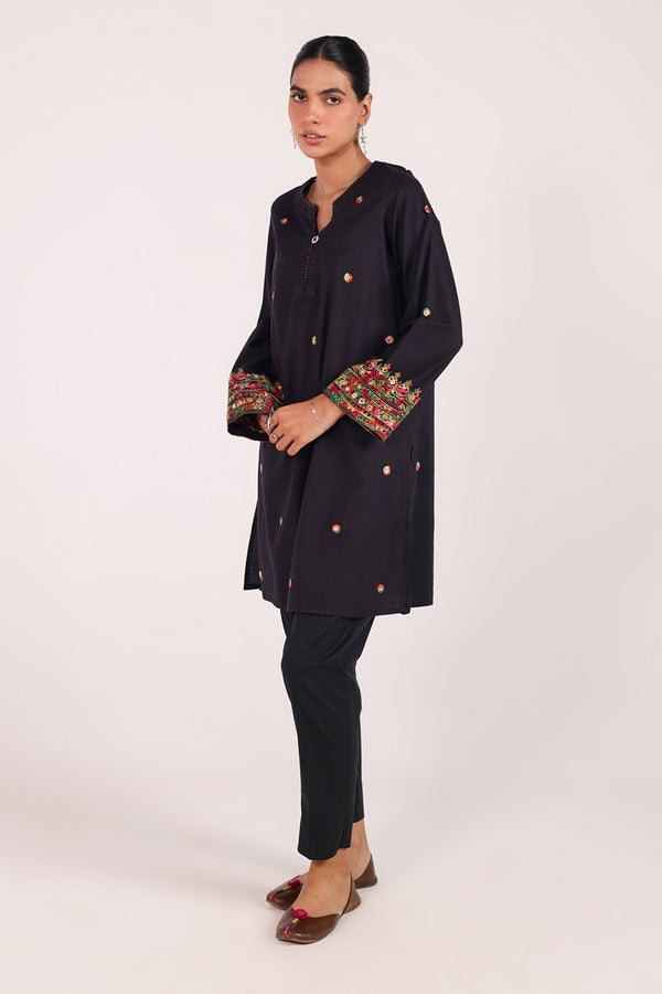 Color Waves Embroidered Shirt