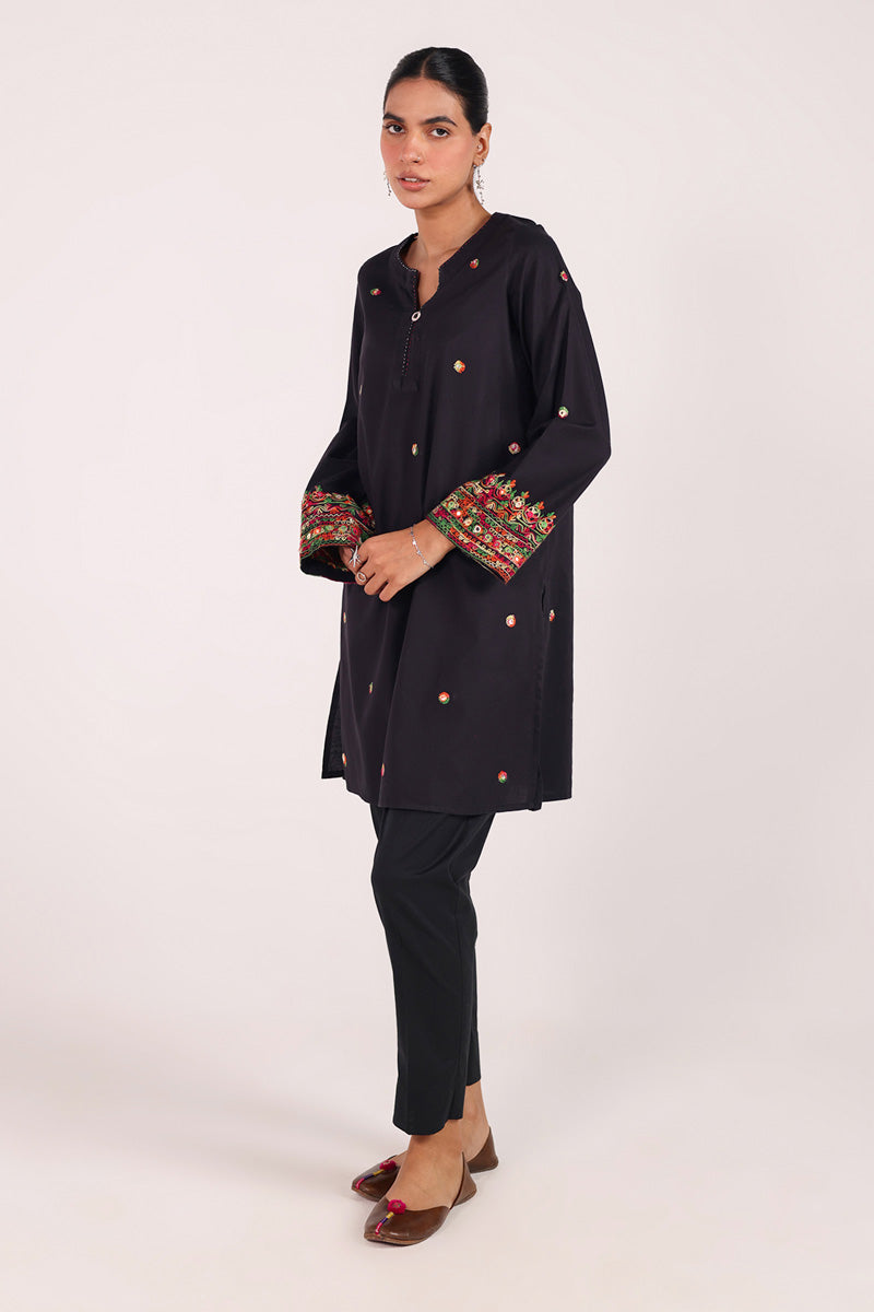 Color Waves Embroidered Shirt