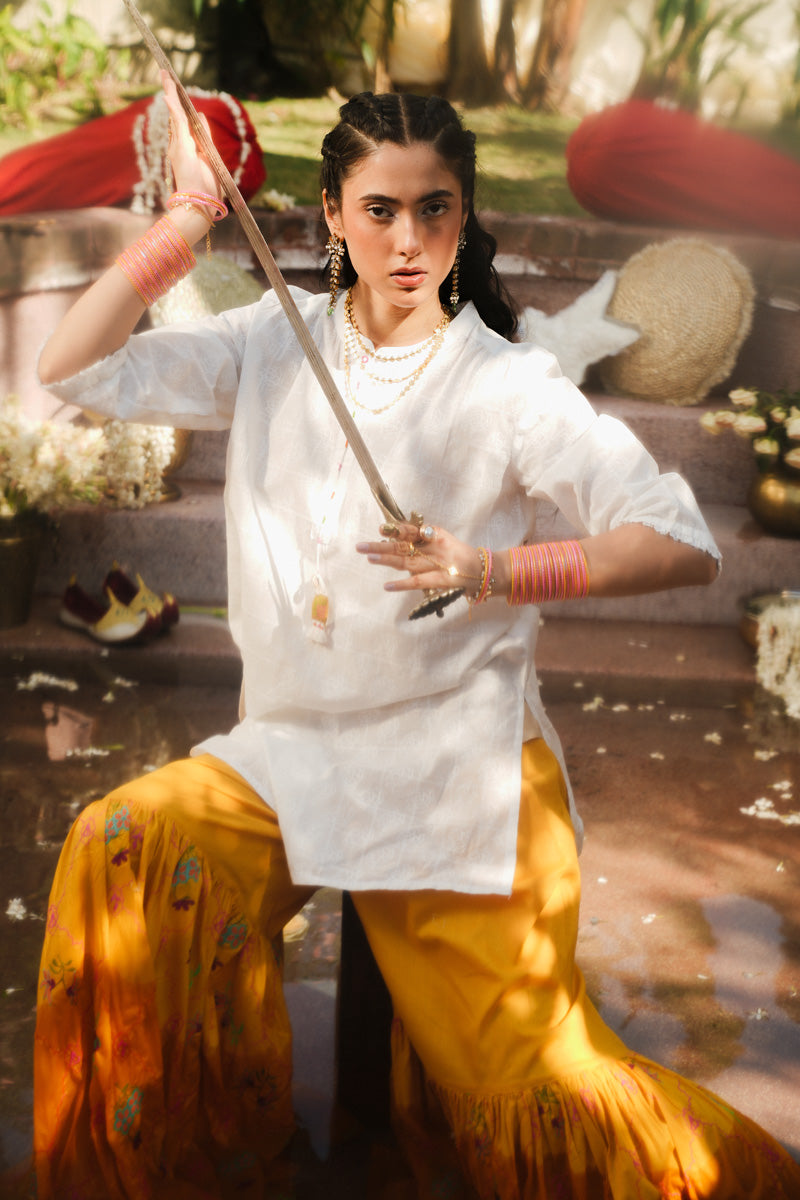 Mah-e-Raqs Serenade Gharara Set