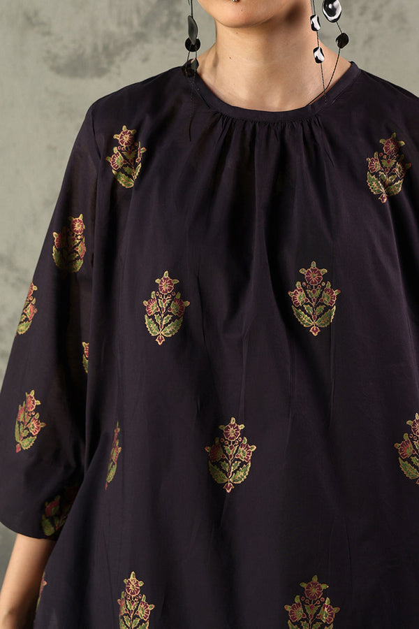 Phool Block Printed Kurta