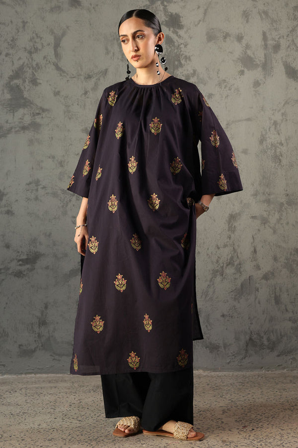 Phool Block Printed Kurta