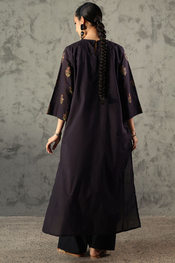 Phool Block Printed Kurta