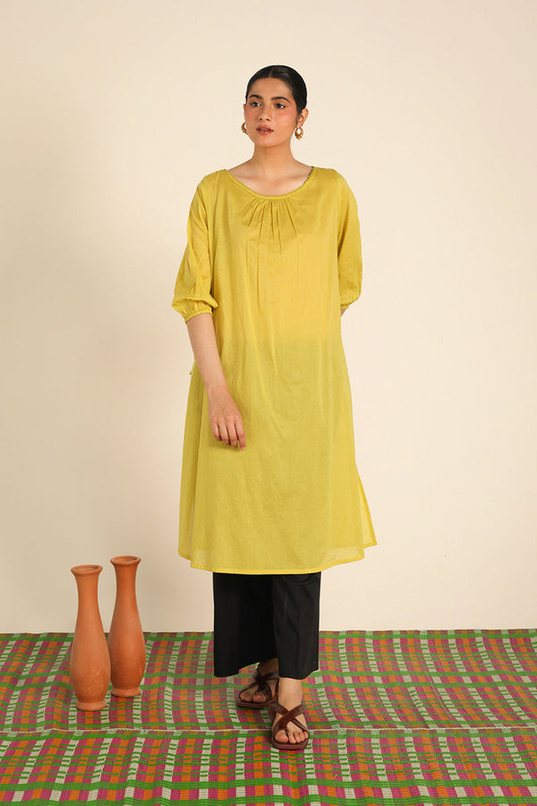 Solid Hued Seafoam Kurta