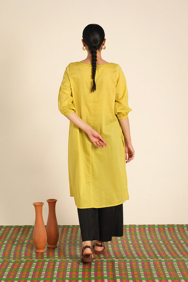 Solid Hued Seafoam Kurta
