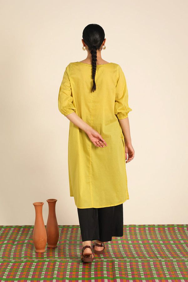 Solid Hued Seafoam Kurta