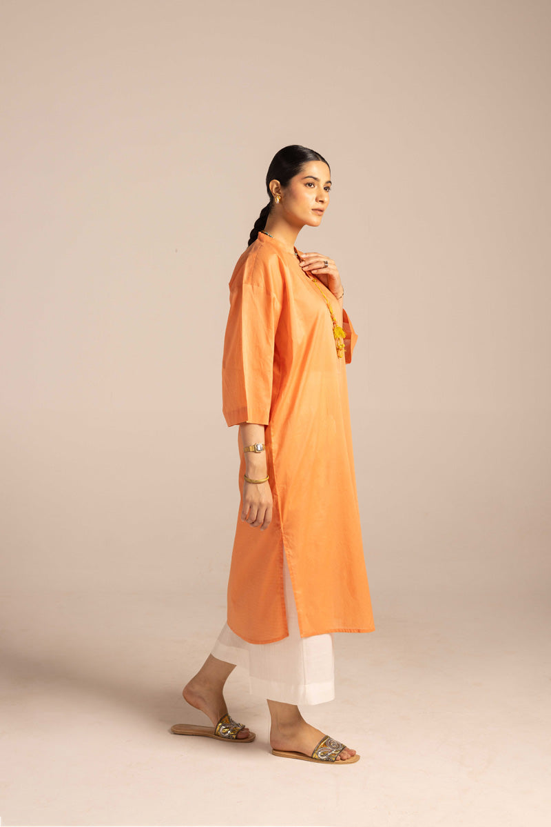 Seafoam Haven solid Kurta