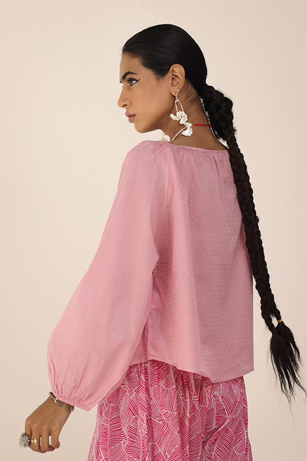 Soft Puff Sea Foam Top