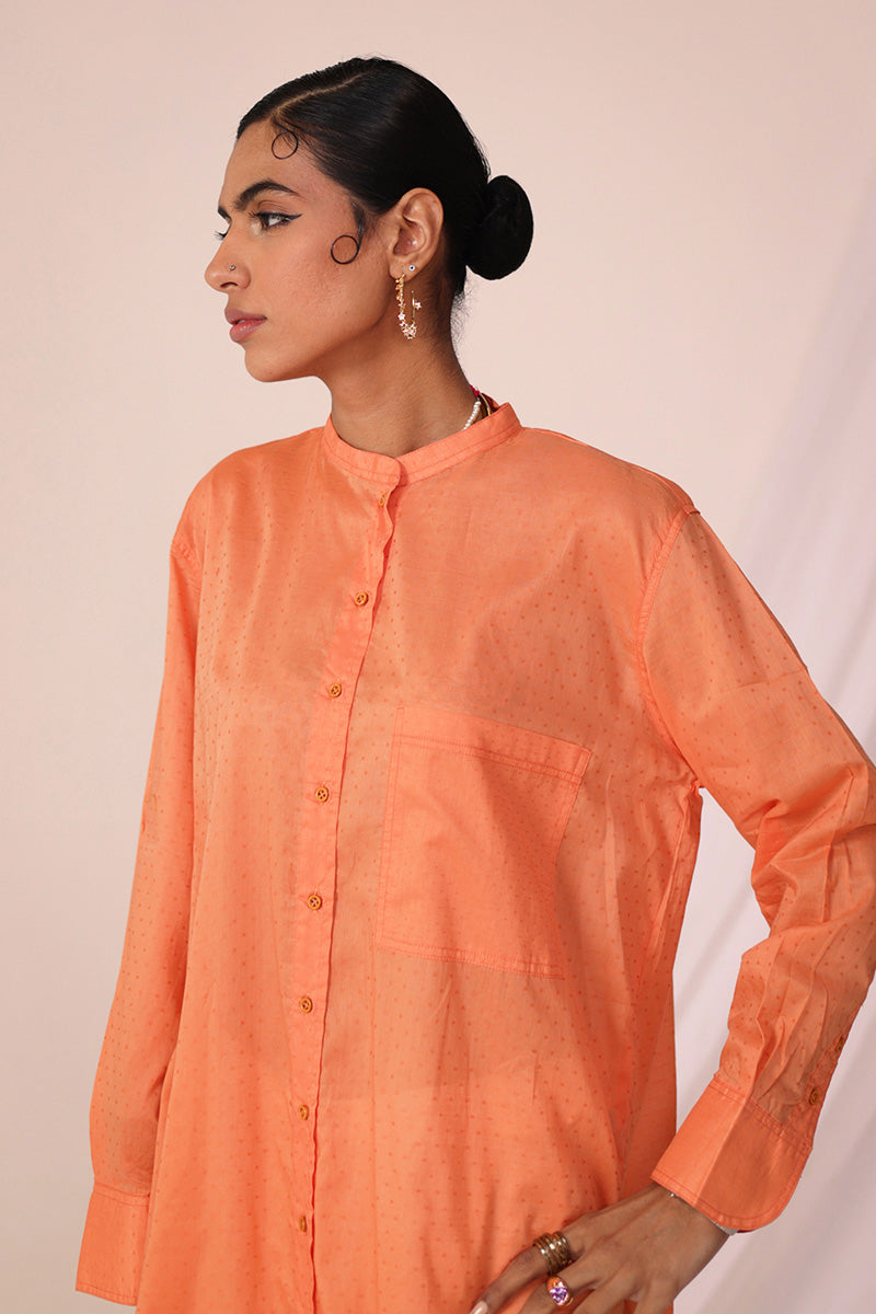 Dotted Sea foam kurta