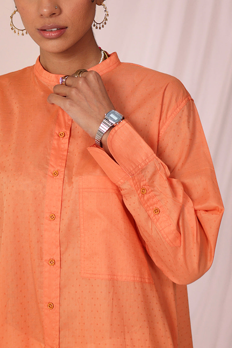 Dotted Sea foam kurta