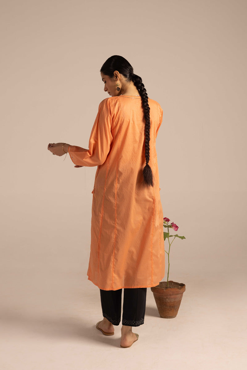 Sea foam Mukesh Gleam kurta
