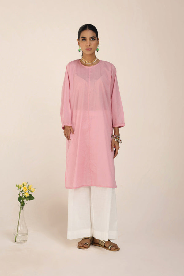 Sea Foam-Solid Kurta