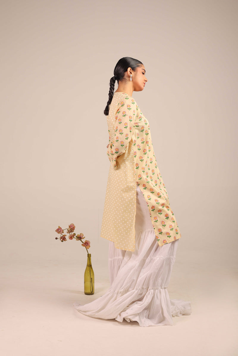 Chintz Whisper Blockscope Kurta
