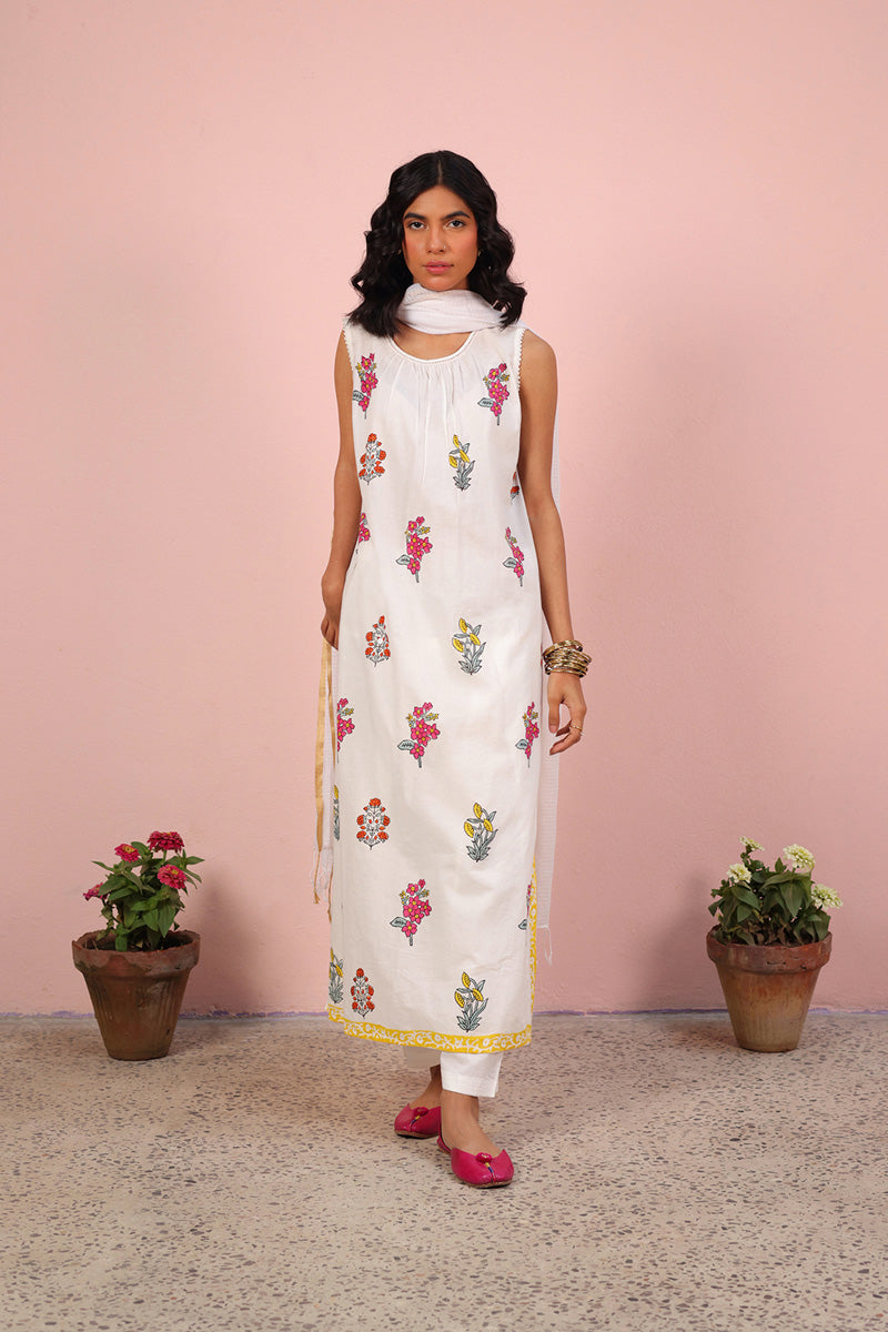 Chintz Whisper Block Essence Kurta