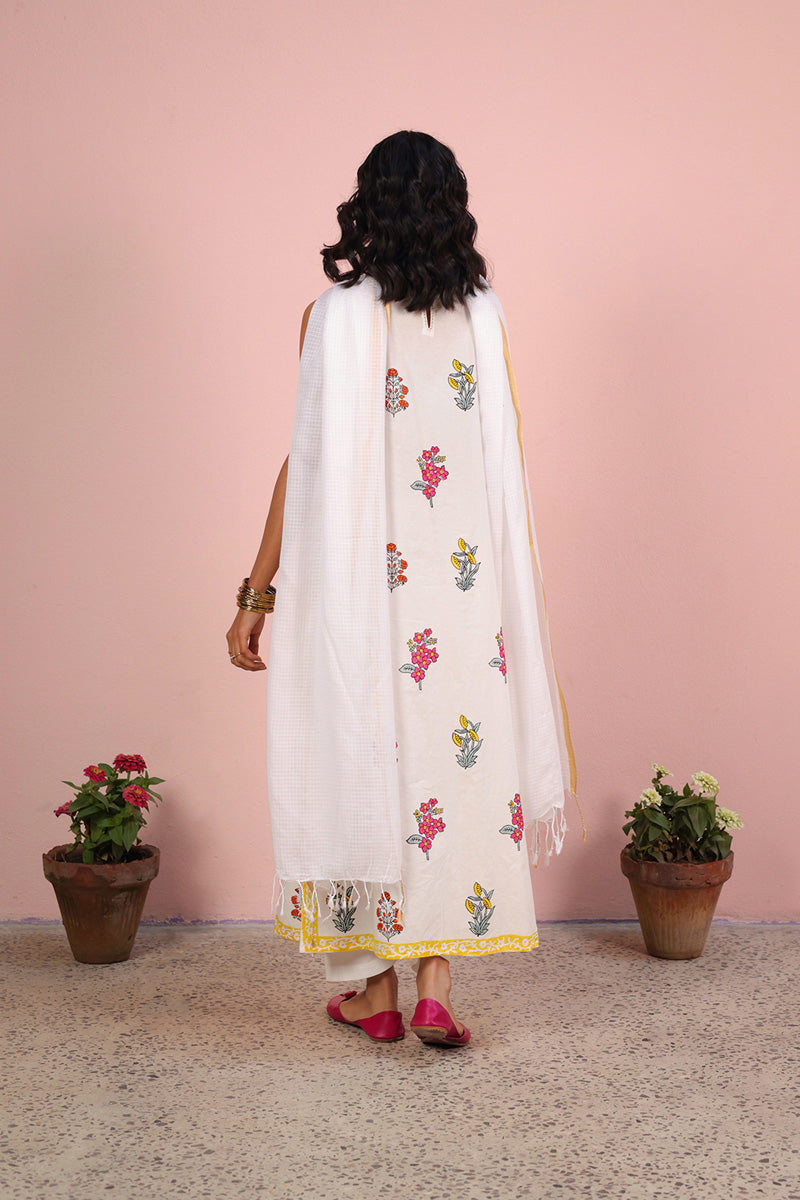 Chintz Whisper Block Essence Kurta