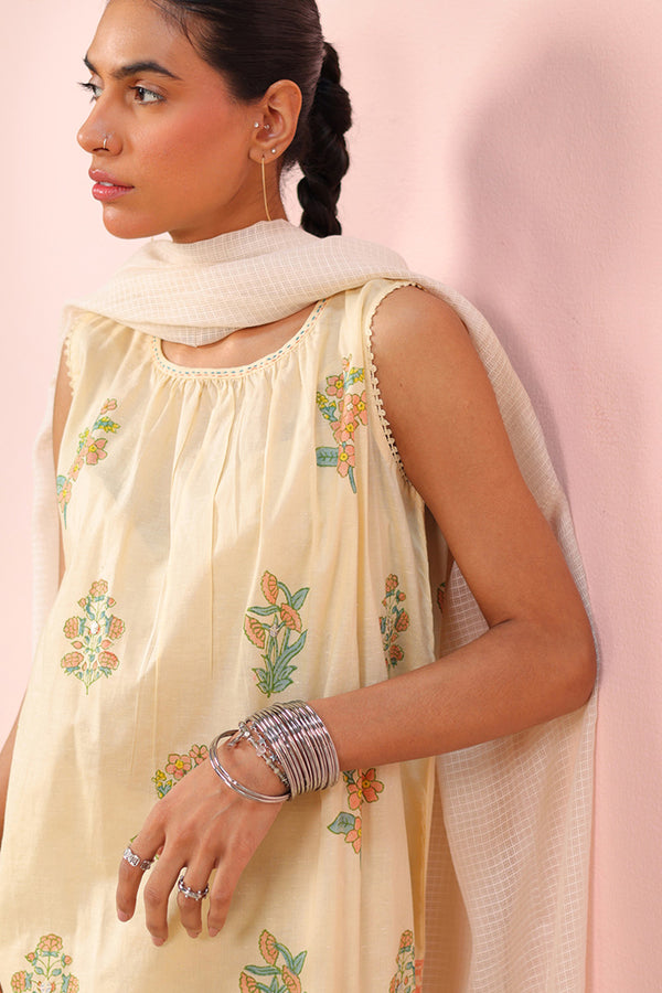 Chintz Whisper Block Essence Kurta