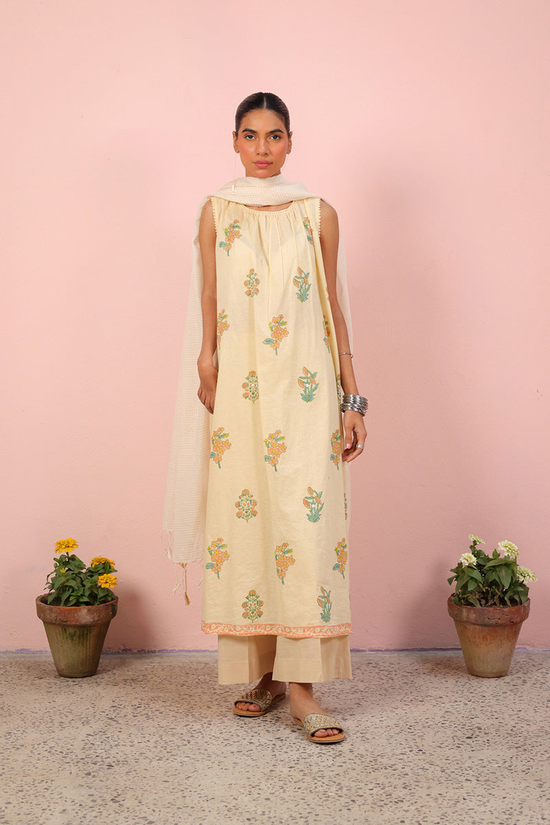 Chintz Whisper Block Essence Kurta