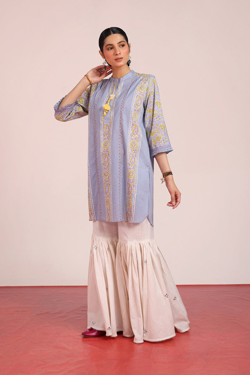 Artisanal Block Chintz Whisper Kurta