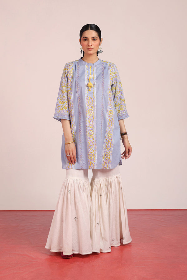 Artisanal Block Chintz Whisper Kurta