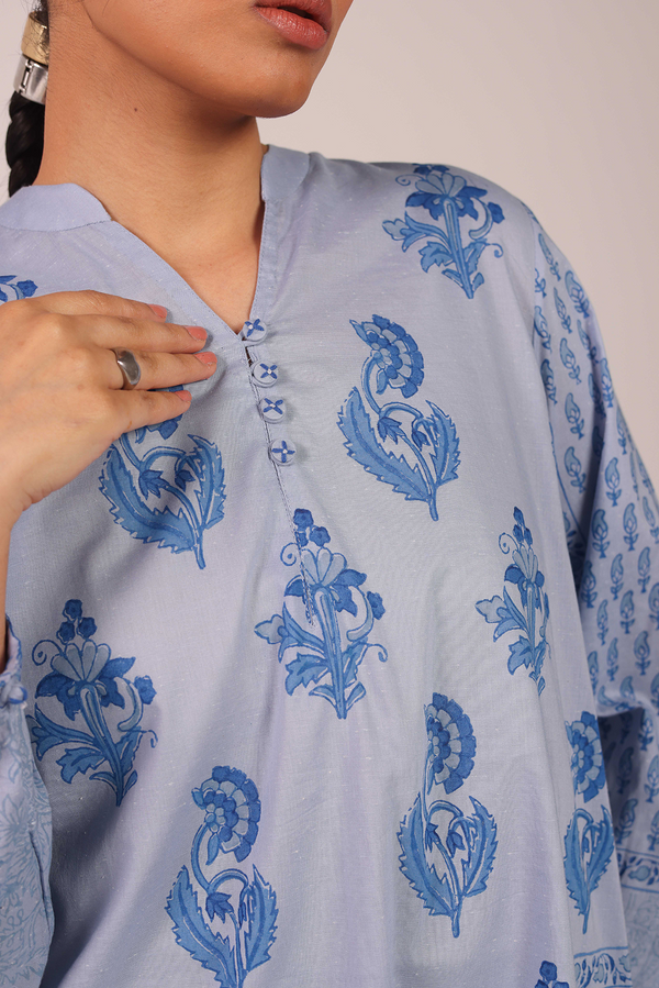Pleated Chintz Whisper Kurta
