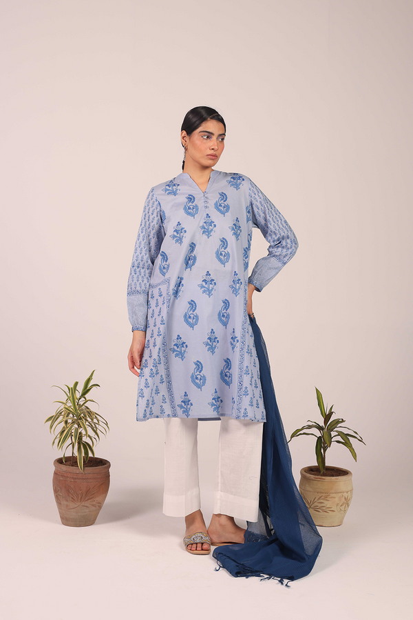 Pleated Chintz Whisper Kurta