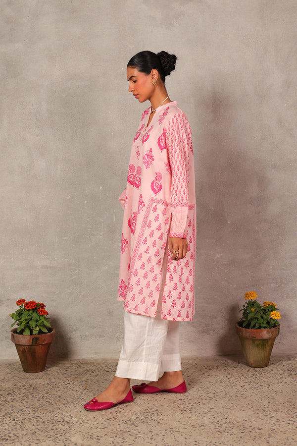 Pleated Chintz Whisper Kurta