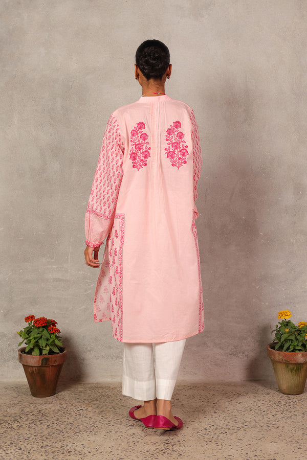 Pleated Chintz Whisper Kurta