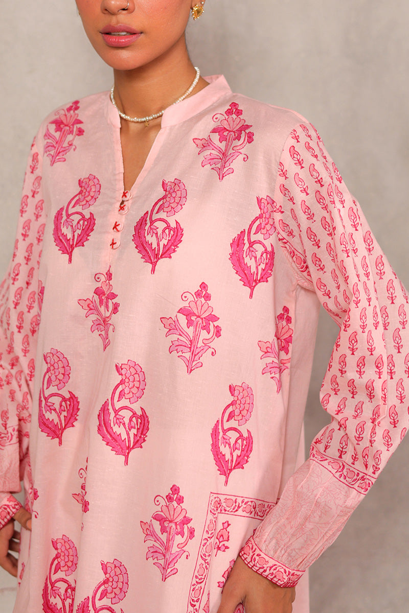 Pleated Chintz Whisper Kurta