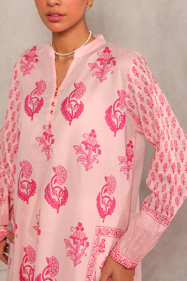 Pleated Chintz Whisper Kurta