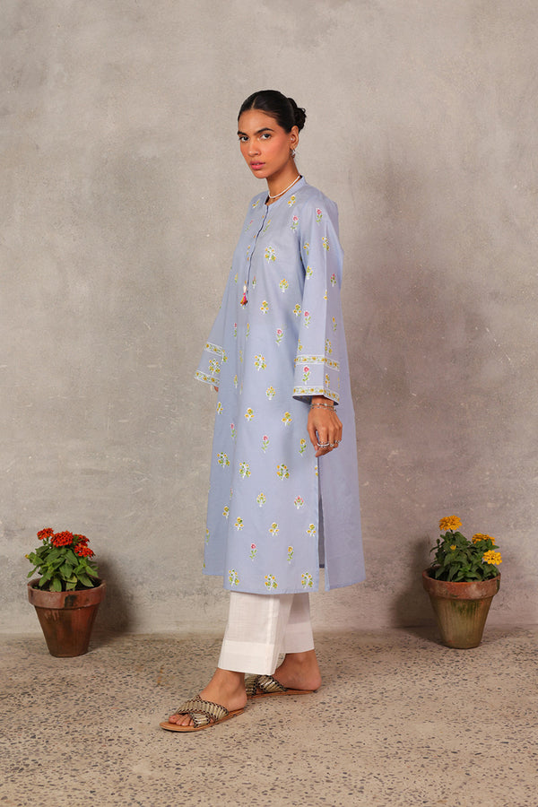 Chintz Whisper Block Bazar Kurta