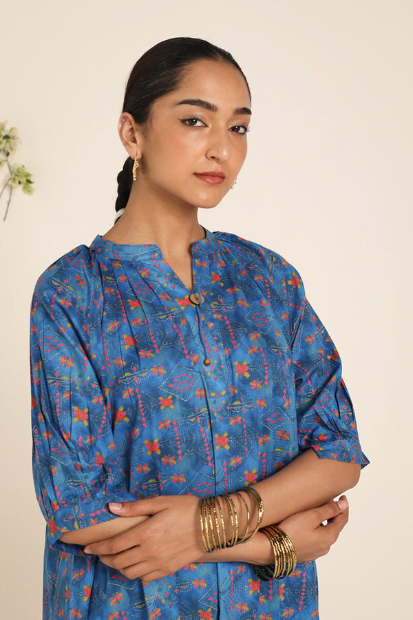 Fluorescent Jigsaw Kurta