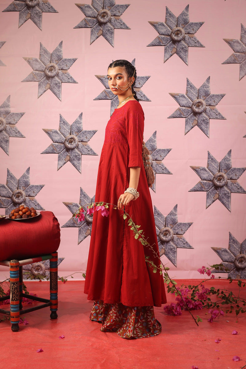 Kachnaar Signature Gharara Set