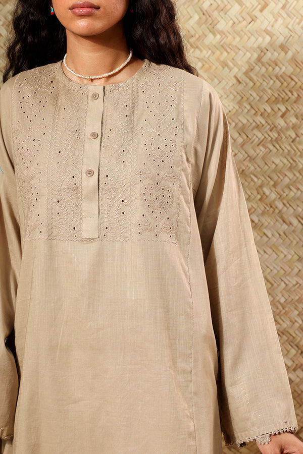 Embroidered Schiffli Shirt